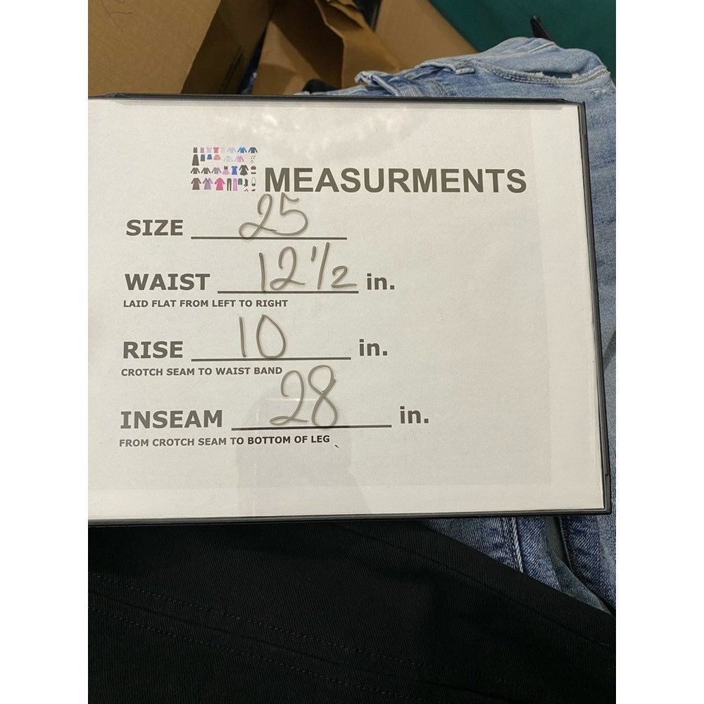 Hudson Womens Barbara Skinny Jeans Black Pockets Denim Front Hem Slit 25 New - Picture 8 of 10